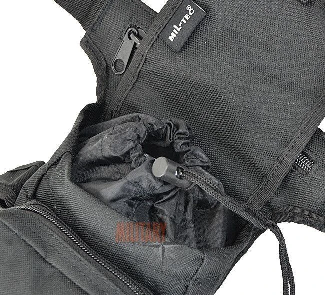 Mil-Tec Mil-Tec Juoda universali juosmens rankinė „Multi Pack“