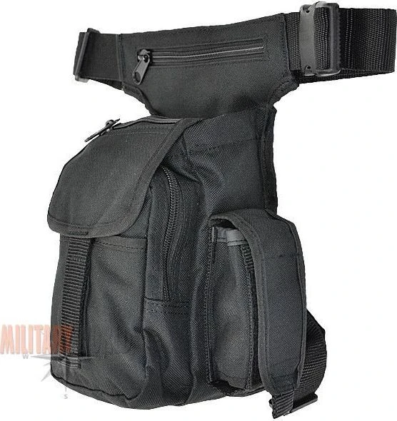 Mil-Tec Mil-Tec Juoda universali juosmens rankinė „Multi Pack“