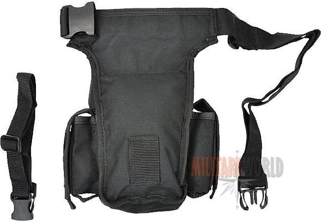 Mil-Tec Mil-Tec Juoda universali juosmens rankinė „Multi Pack“