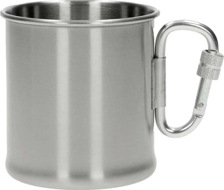 Mil-Tec 250ML S/STEEL KARABINER CUP
