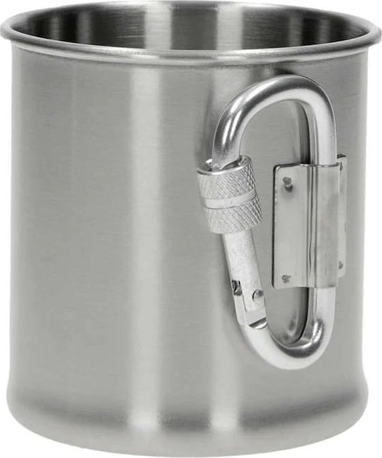 Mil-Tec 250ML S/STEEL KARABINER CUP