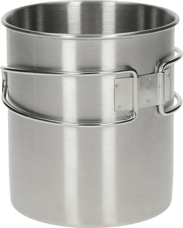 Mil-Tec nerūdijančio plieno puodukas 800ml (VIELINĖ RANKENA)