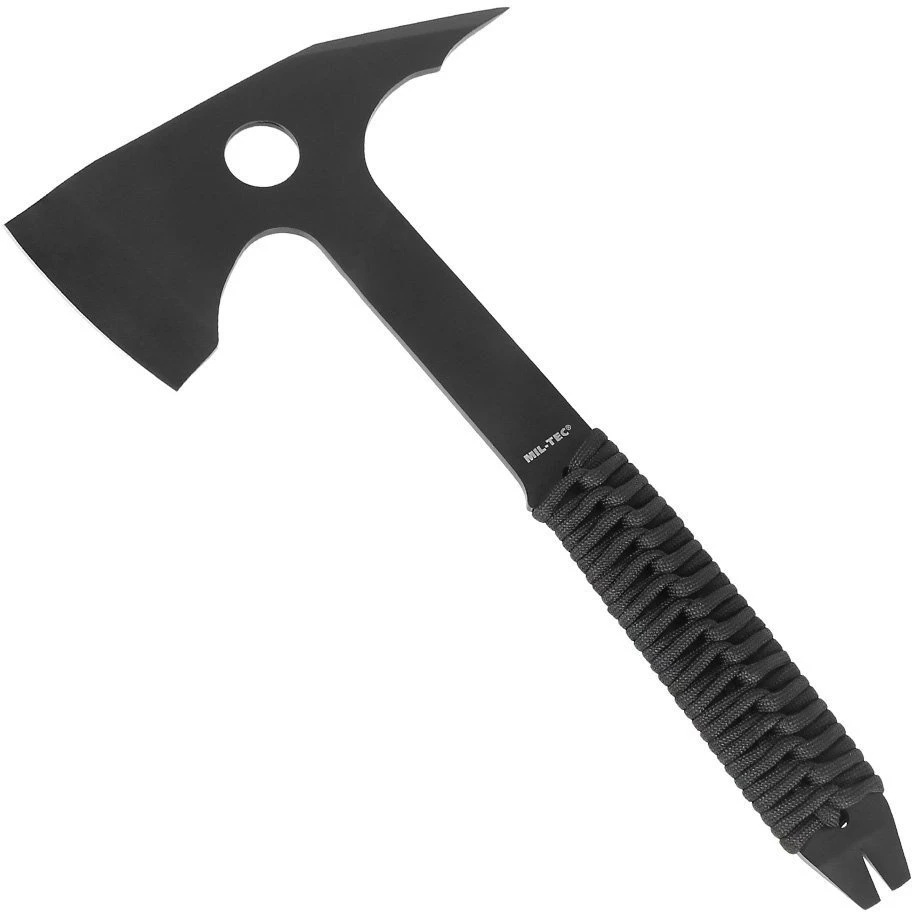 Mil-Tec Juodas PARACORD AXE WITH POUCH