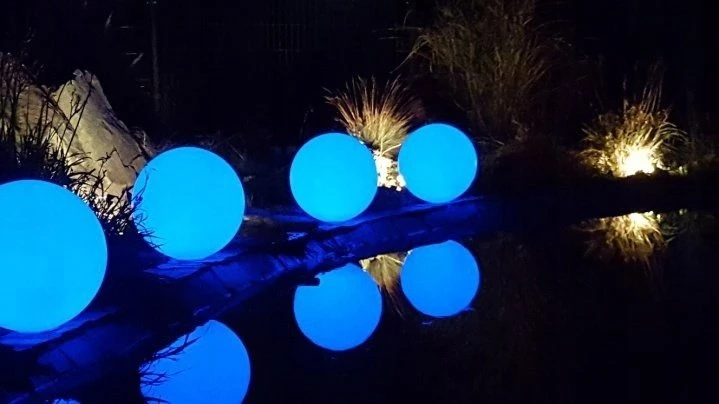 Milagro Šviestuvas lauko 10W E27 IP44 D60+RGB LEMP