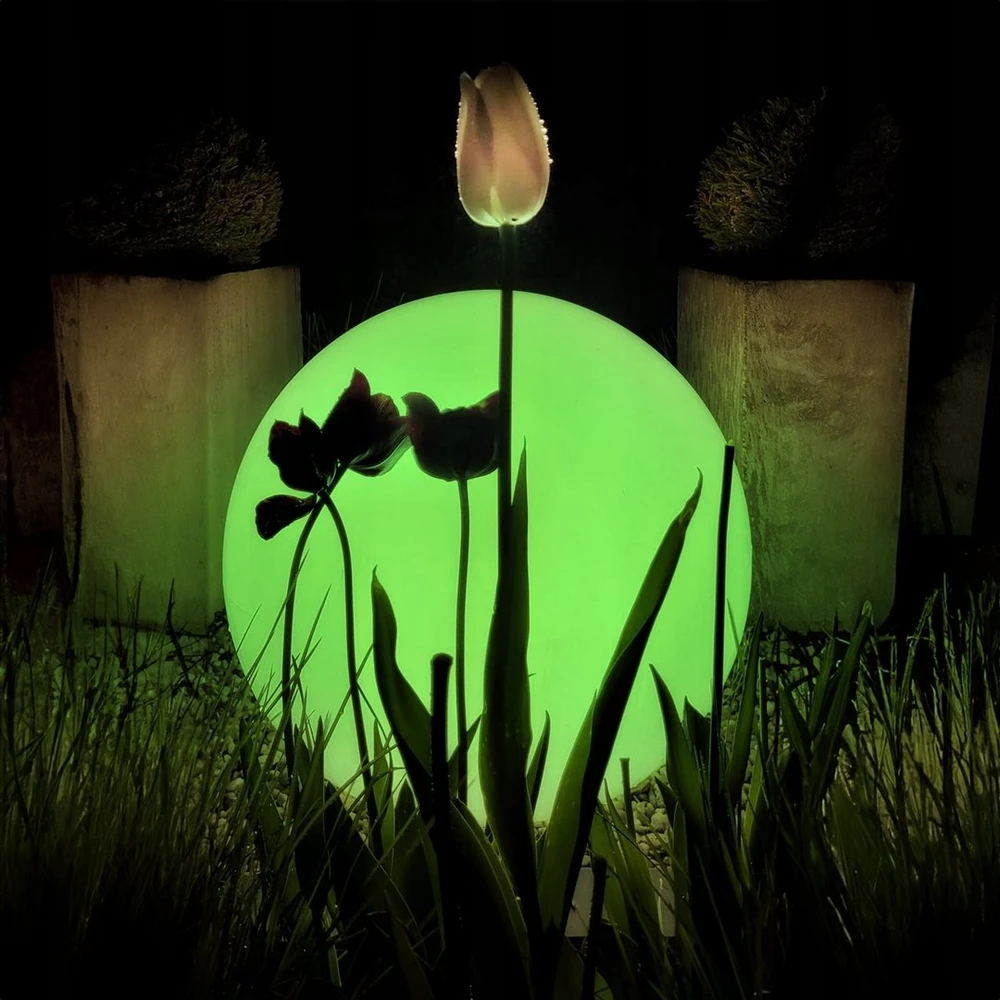Milagro Šviestuvas lauko 10W E27 IP44 D60+RGB LEMP