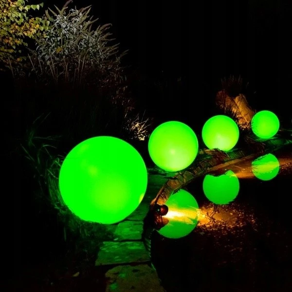 Milagro Šviestuvas lauko 10W E27 IP44 D60+RGB LEMP