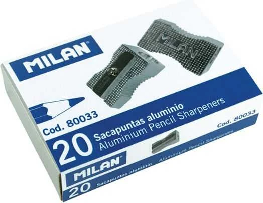 Milano aliuminio pieštukų drožtukas - 80033