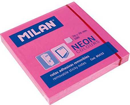 Lipnūs lapeliai 76x76 mm MILAN neon