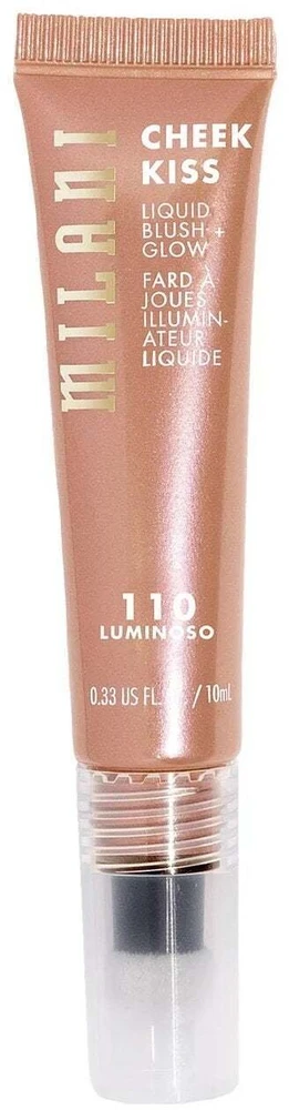 Milani Cheek Kiss Blush + Glow Illuminating Liquid Blush 110 Luminoso, 10 ml