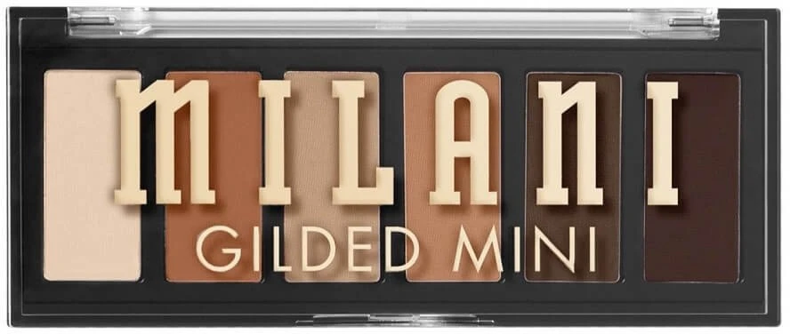 Milani paauksuota mini akių šešėlių paletė 110 Whiskey Business 6, 6 vnt. 0,66 g