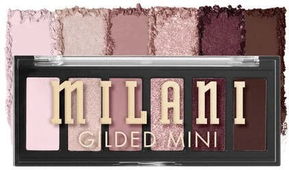 Milani paauksuotų mini akių šešėlių paletė „150 Call Me Old Fashioned“, 6 atspalviai, 4,8 g