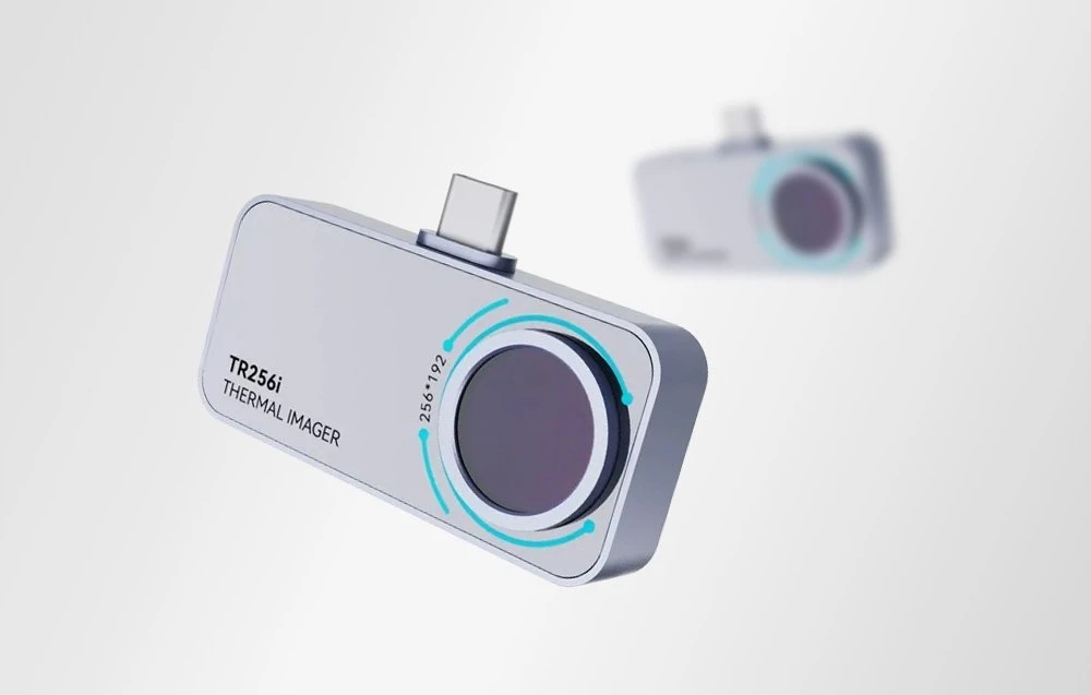 Termovizorinė Kamera - Mileseey TR256i 256×192 Rezoliucija, -15°C iki 600°C, USB-C, Juoda