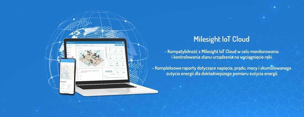 Išmanusis LoRaWAN apšvietimo valdiklis - LN versija - Milesight WS558-868M