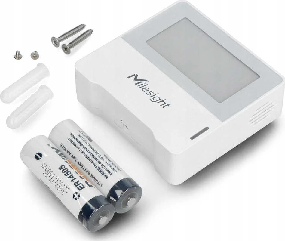 Intelektualus IP30 LoRaWAN oro kokybės jutiklis - baltas - Milesight AM103-868M