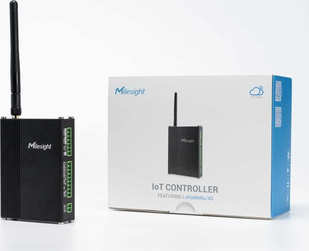 MILESIGHT Milesight UC300-L05EU IoT šliuzas LTE technologijoje, skirtas nuskaityti kitas pramonines sąsajas RS232 RS485 4*DI 2*DO 4*AI 2*PT100 MODBUS RTU TCP UDP AWS MQTT