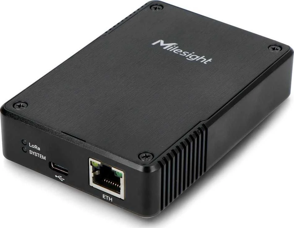 Maršrutizatorius LoRaWAN WiFi/Ethernet valdymo blokas – juodas – Milesight UG56-868M