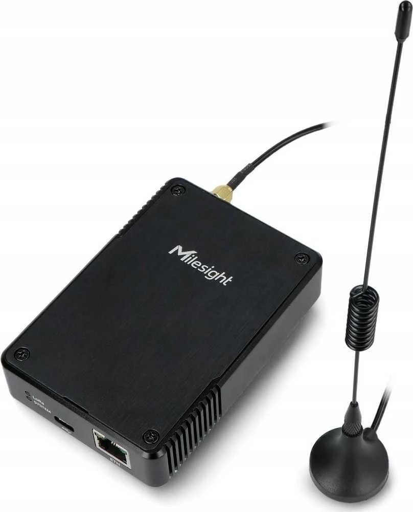 Maršrutizatorius LoRaWAN WiFi/Ethernet valdymo blokas – juodas – Milesight UG56-868M