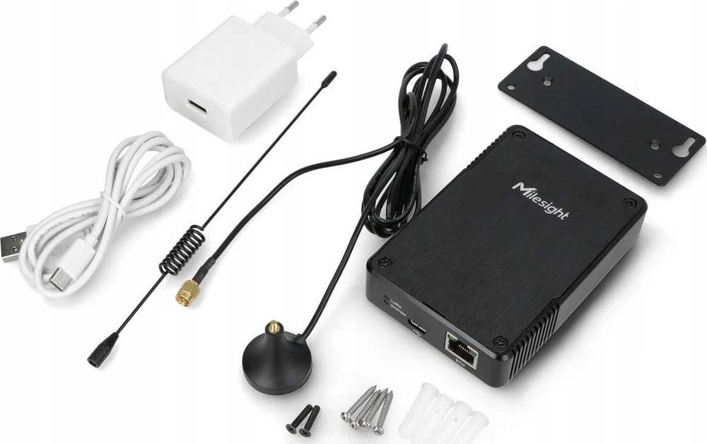 Maršrutizatorius LoRaWAN WiFi/Ethernet valdymo blokas – juodas – Milesight UG56-868M