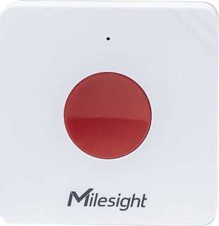 MILESIGHT Milesight WS101 SOS Przycisk / Włącznik Interaktyvus LoRa / LoRaWAN w wersji SOS - Raudona