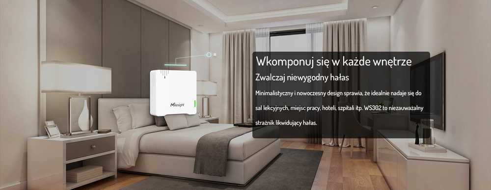 Milesight garso lygio jutiklis LoRaWAN WS302 Milesight