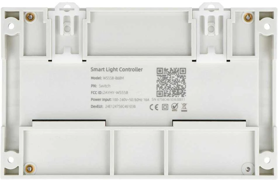 LoRaWAN išmanusis apšvietimo valdiklis – Switch versija – Milesight WS558-868M