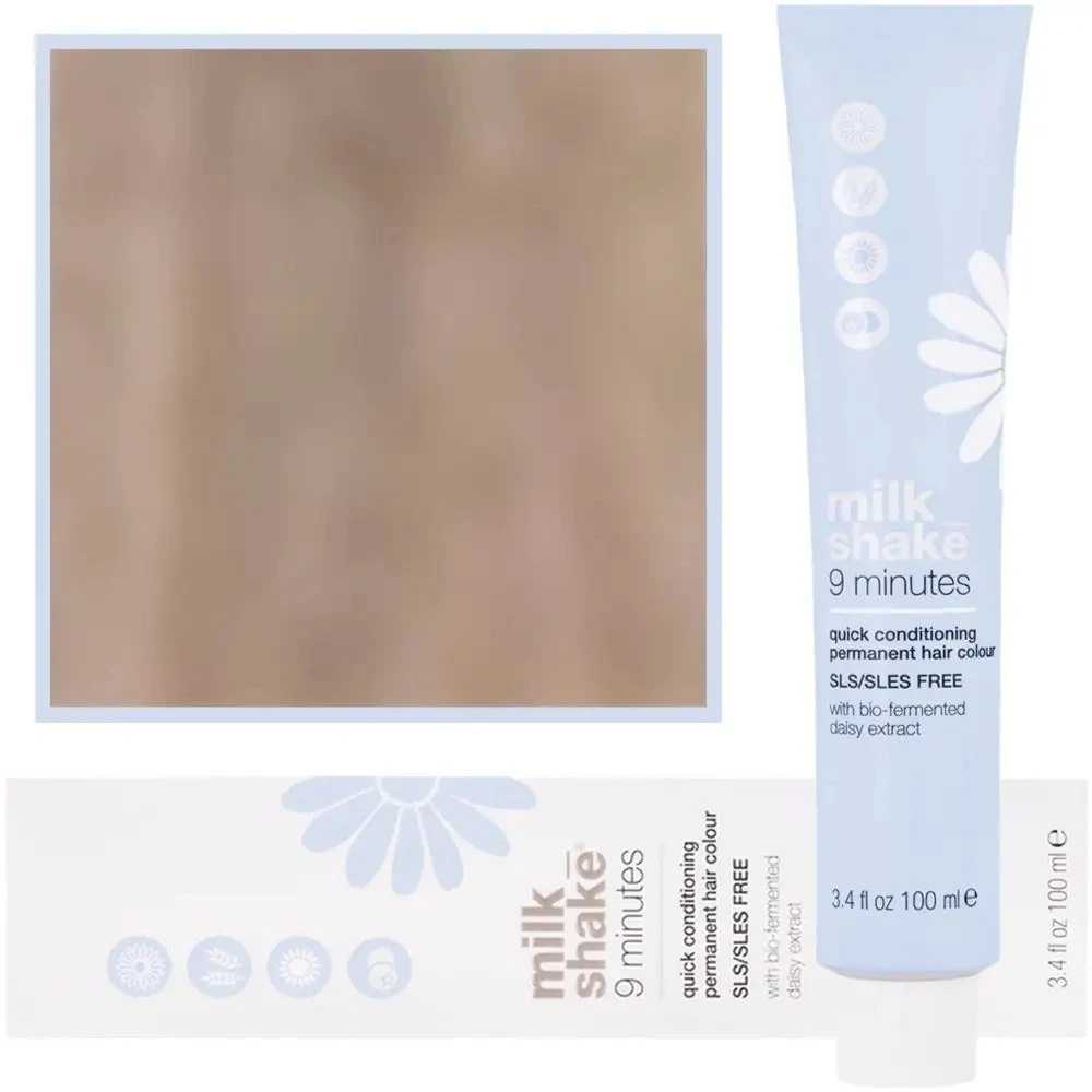 Milk Shake 9 Minutes amino acid complex Permanent Hair Dye 8.8 Moka Light Blond, 100 ml
