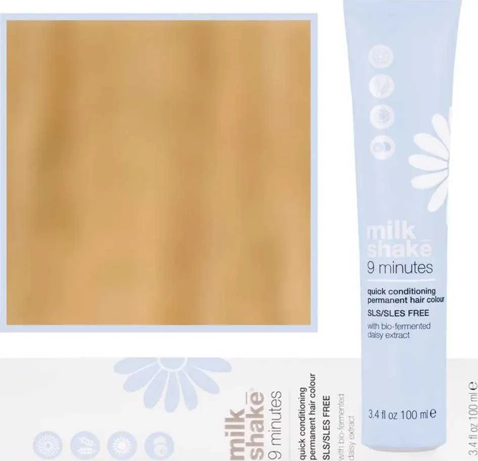 „Milk Shake 9 Minutes“ ilgalaikiai plaukų dažai, 8.0 šviesiai blondinė, 100 ml