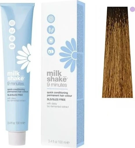 „Milk Shake 9 Minutes“ ilgalaikiai plaukų dažai, 6.06NN, 100 ml