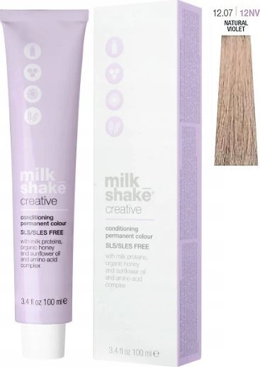 Ilgalaikiai plaukų dažai MILK SHAKE CREATIVE COLOR N:Natural Violet, 100 ml