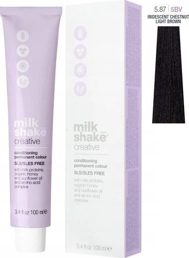 Milk Shake Creative 5.875BV plaukų dažų tūbelė su pakuote