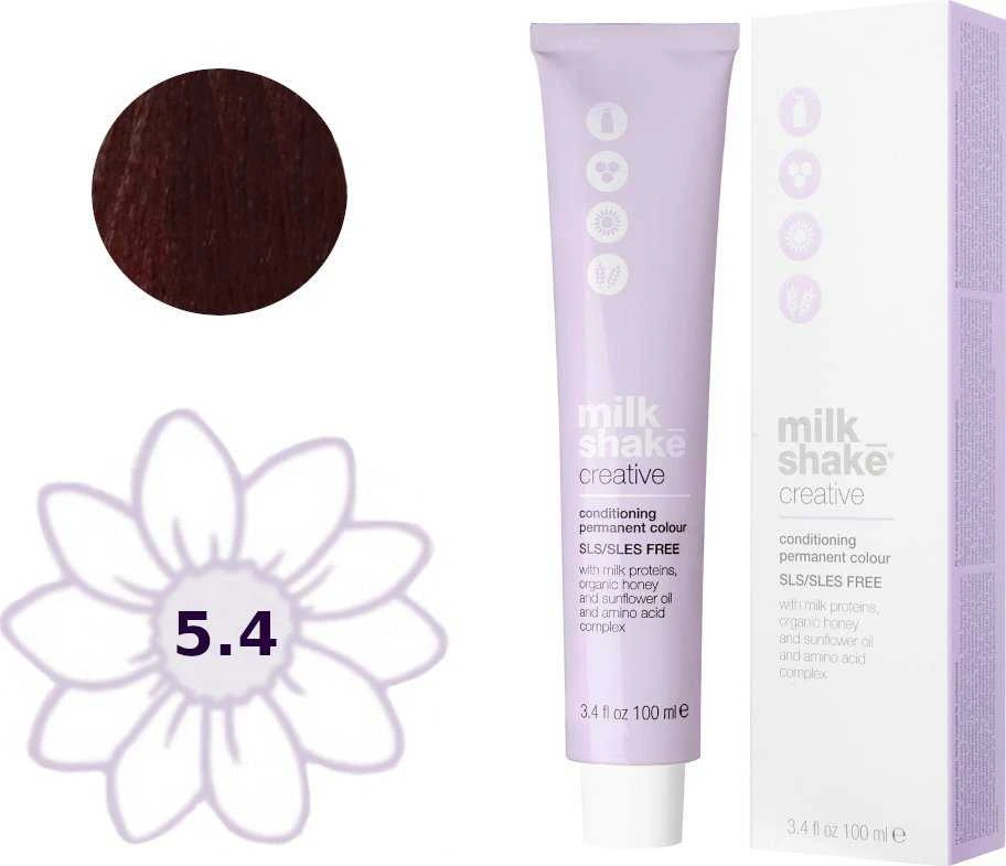 Milk Shake Milk_Shake Creative Permanent Color 5.4 Copper šviesiai rudas, 100 ml