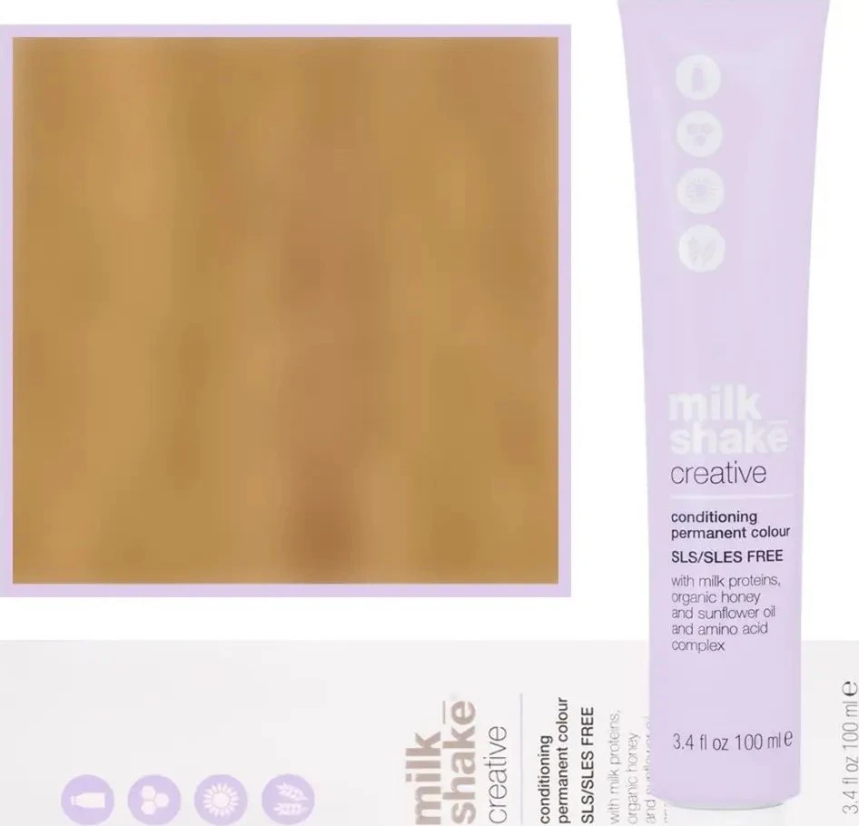 Ilgalaikiai plaukų dažai MILK SHAKE CREATIVE COLOR N:Golden Very Light Blond, 100 ml