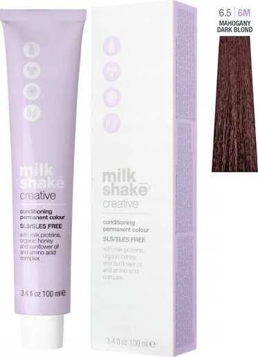 Milk Shake Milk_Shake Creative Permanent Color 6,5 Raudonmedžio tamsiai blondinė, 100 ml