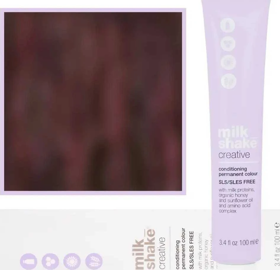 Ilgalaikiai plaukų dažai MILK SHAKE CREATIVE COLOR N: Red Medium Brown, 100 ml