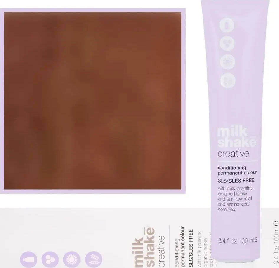 Milk Shake Milk_Shake Creative Permanent Color 7.43 Copper Golden Medium Blond, 100 ml