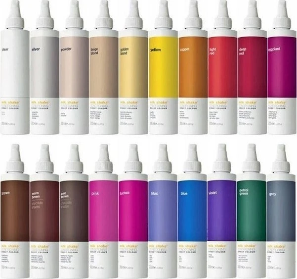 „Milk Shake Direct Colour“ plaukų dažų kondicionierius be amoniako „Geltona“, 100 ml