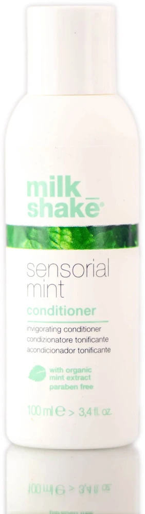 „Milk Shake Sensorial Mint“ plaukų kondicionierius be parabenų, gaivinantis, 100 ml