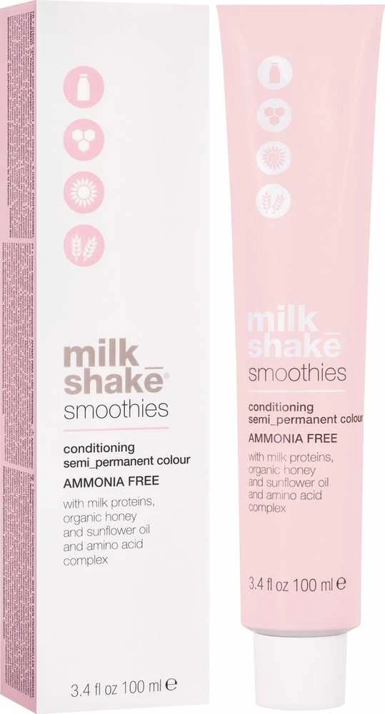 Milk Shake Milk_Shake Smoothies Semi Permanent Color 6.43 Dark Copper Golden Skirtas šviesiems plaukams, 100 ml