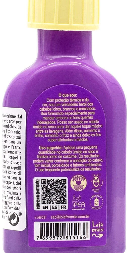 Lola from Rio Violetinė Hair Oil aliejus šviesiems plaukams, 50 ml