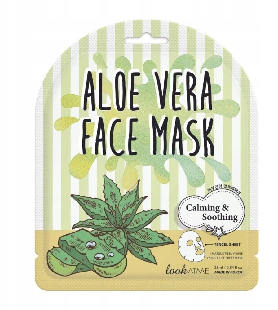 Look At Me Aloe Vera raminamoji kaukė veidui, 25 ml