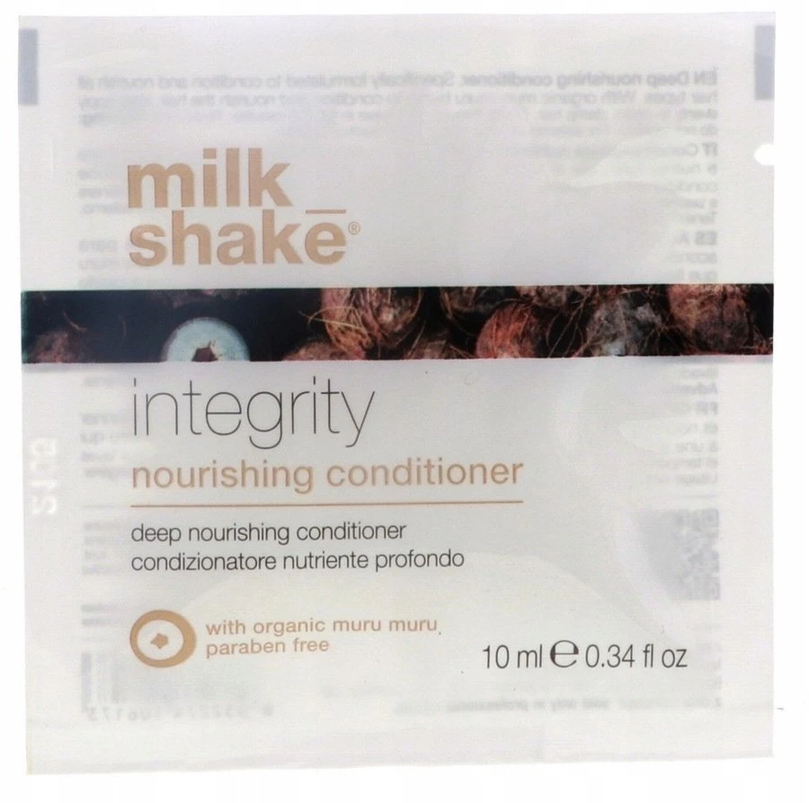 Milk Shake, Integrity, be sulfatų, plaukų kondicionierius, maitinamiesiems, 10 ml moterims