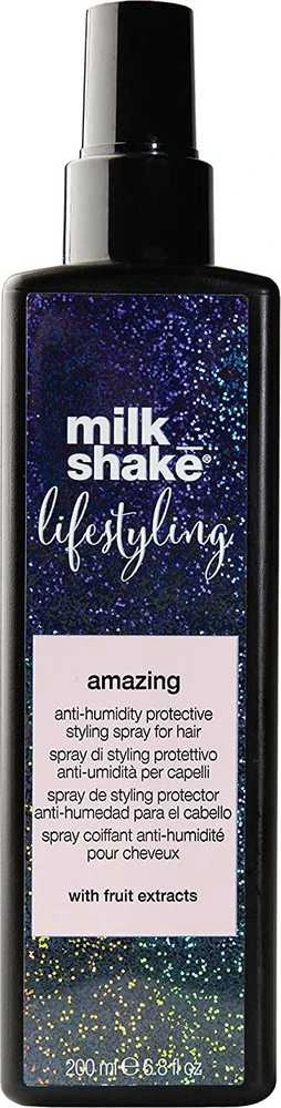 Nuo drėgmės apsaugantis plaukų purškiklis Milk_Shake Lifestyling Amazing, 200 ml