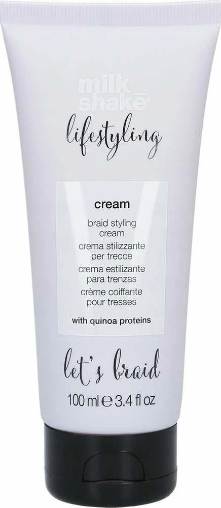 Milk Shake Pieno kokteilis „Lifestyling Braid“ su kvinojos baltymais, plaukų formavimo kremas, 100 ml