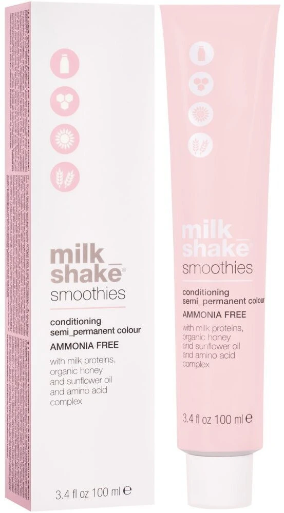 „Milk Shake Smoothies“ pusiau ilgalaikiai plaukų dažai 8.18A, 100 ml