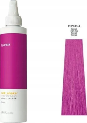 „Milk Shake Direct Colour“ plaukų dažų kondicionierius be amoniako, fuksijos spalvos, 200 ml