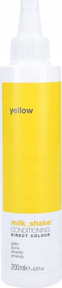 „Milk Shake Direct Colour“ plaukų dažų kondicionierius be amoniako „Geltona“, 200 ml