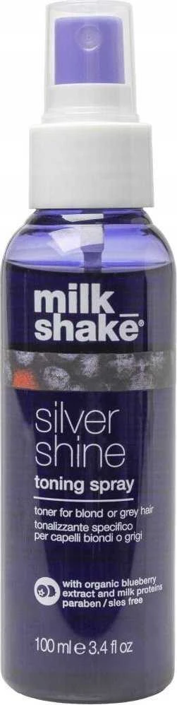 Milk Shake Milk_Shake Sidabrinis Shine Toning Purškiklis purškiklis šviesiems ir žiliems plaukams, 100 ml