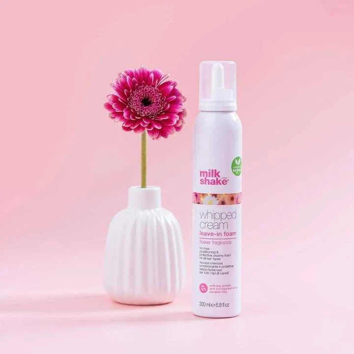 Milk Shake Milk_Shake Whipped Kreminis Leave-In Foam Flower Fragrance kondicionuojančios plaukų putos, 200 ml