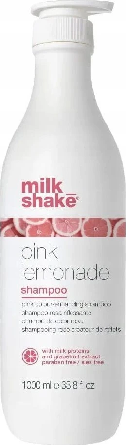 Milk Shake Rožinė Lemonade Šampūnas dažantis šampūnas šviesiems plaukams, 1000 ml