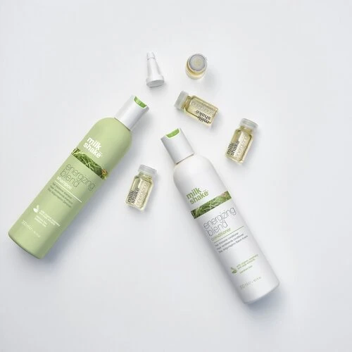 Plaukus tankinanti priemonė Milk Shake Energizing Blend Treatment 4x12ml
